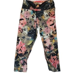 KOS USA Tie Dye Capri Leggings Activewear Women’s Size S Small Athleisure